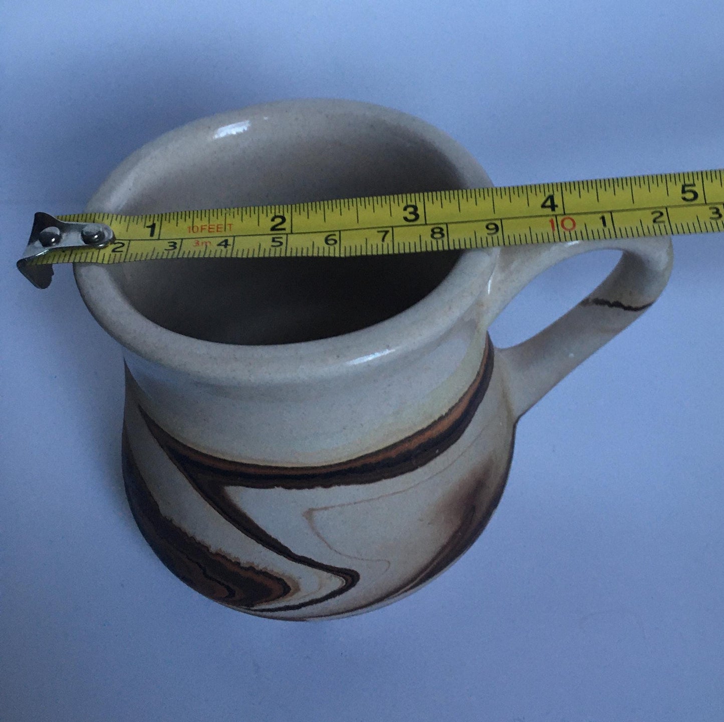 Studio pottery mug. Nemadji Pottery USA.
