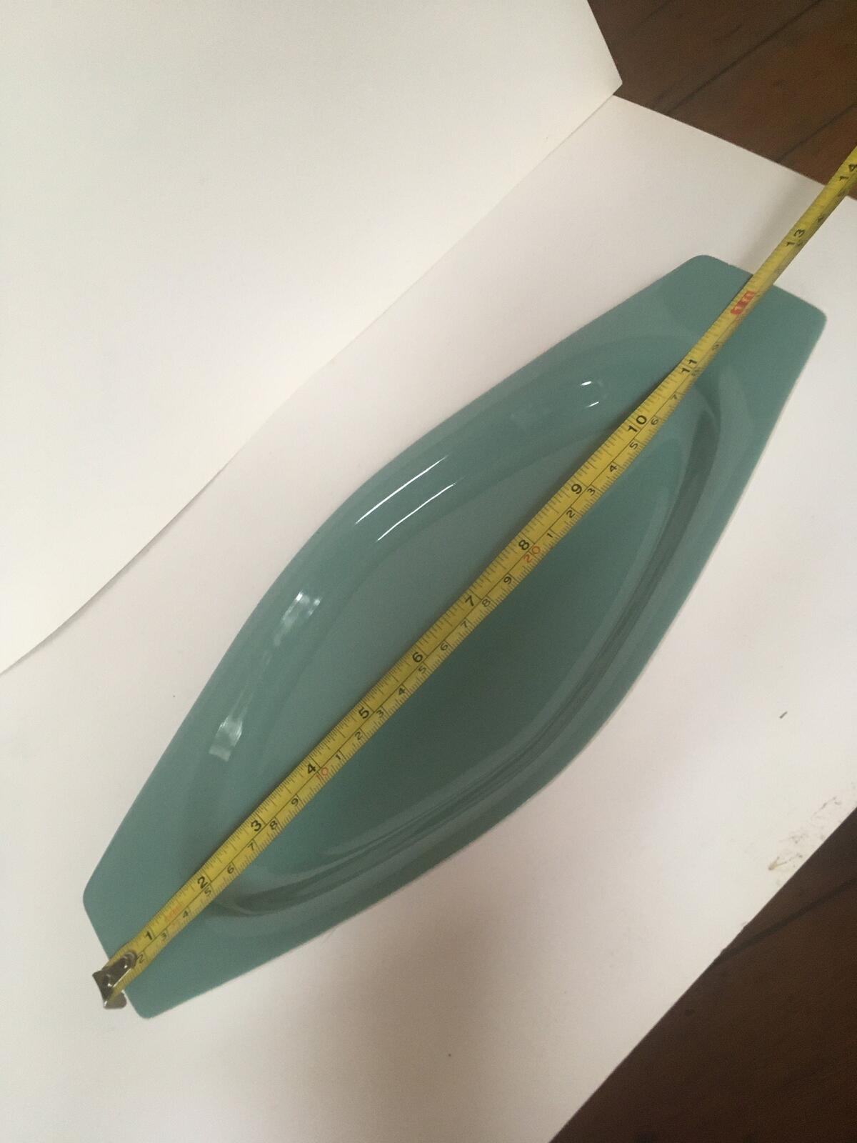 Poole Pottery Twintone Sky Blue Narrow trinket jewellery sandwich tray.