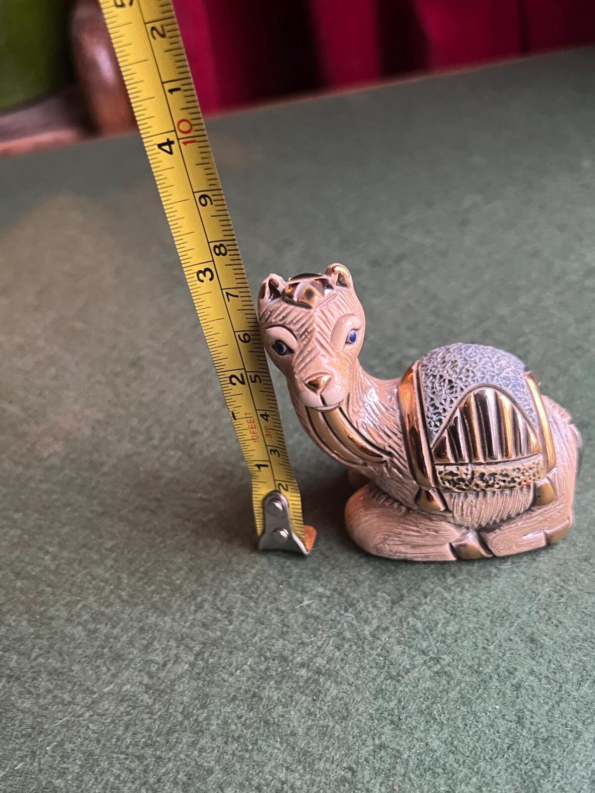 De Rosa Rinconada 1716 Camel figurine Gold and Platinum. Classic Collection now retired.