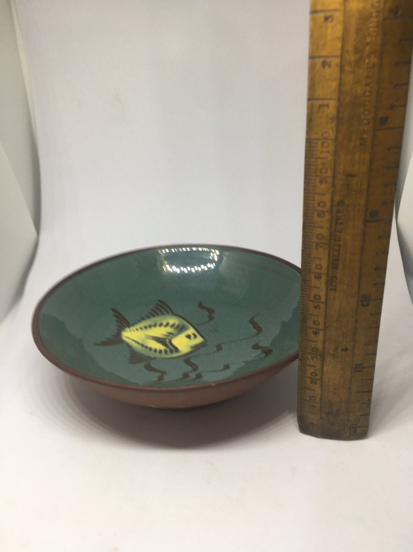 Stunning Lamorna pottery small bowl trinket dish .