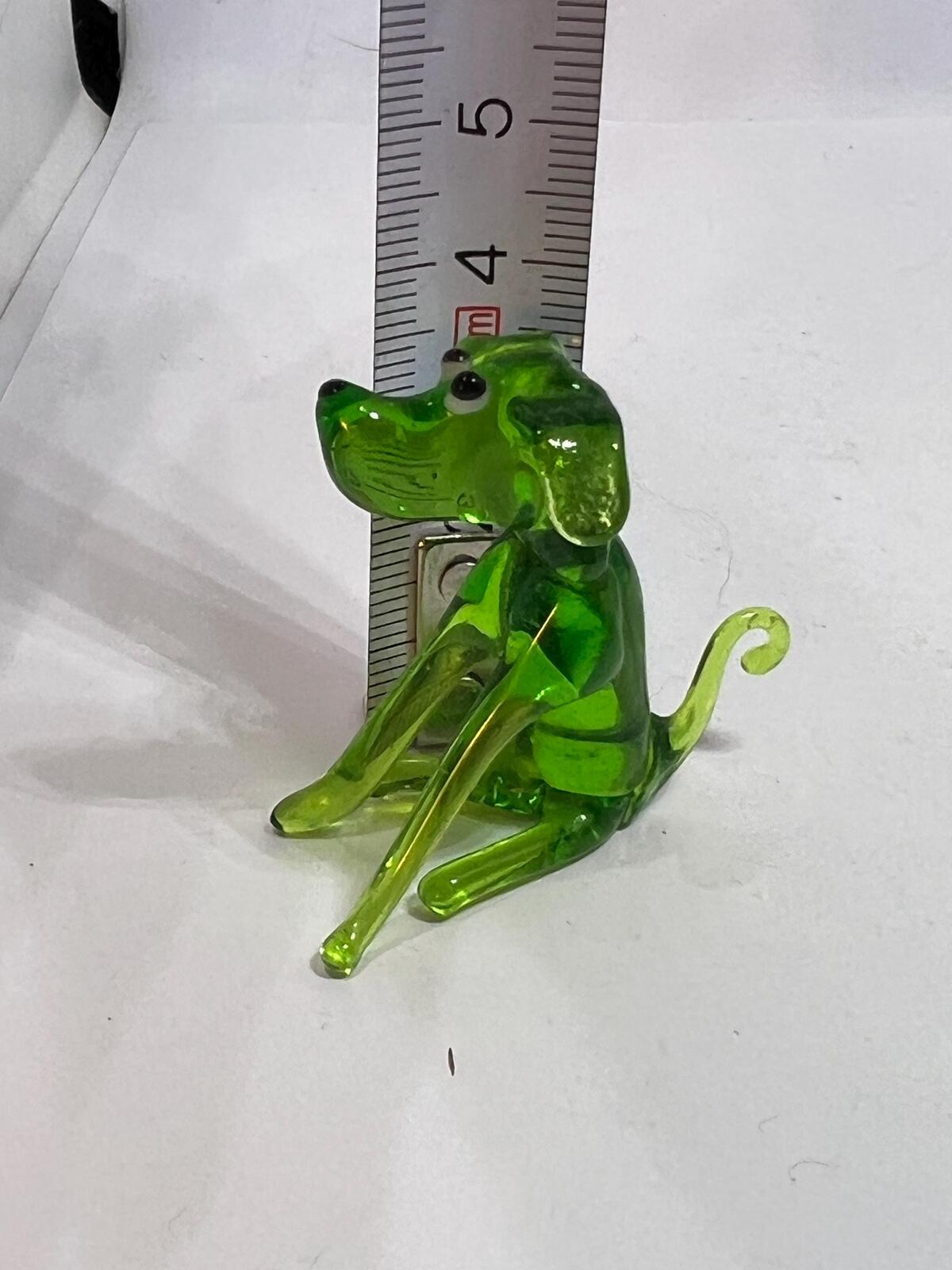 Vintage end of day glass animals.