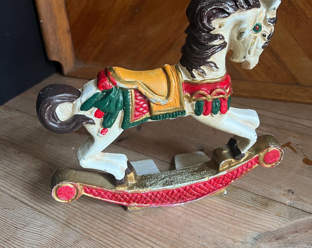 Vintage cast iron door stop