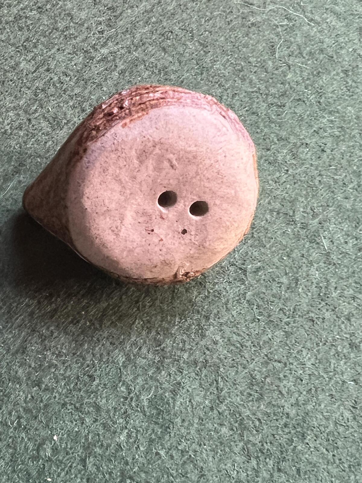Miniature hedgehog figurine. 1970s Studio pottery hoglet ornament.
