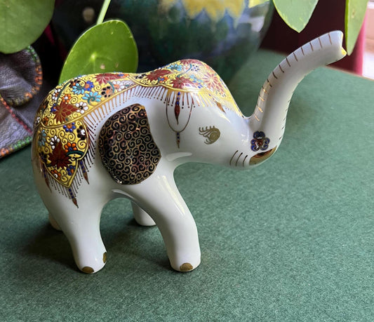 Thai Benjarone lucky elephant Ceremonial elephant ornament.