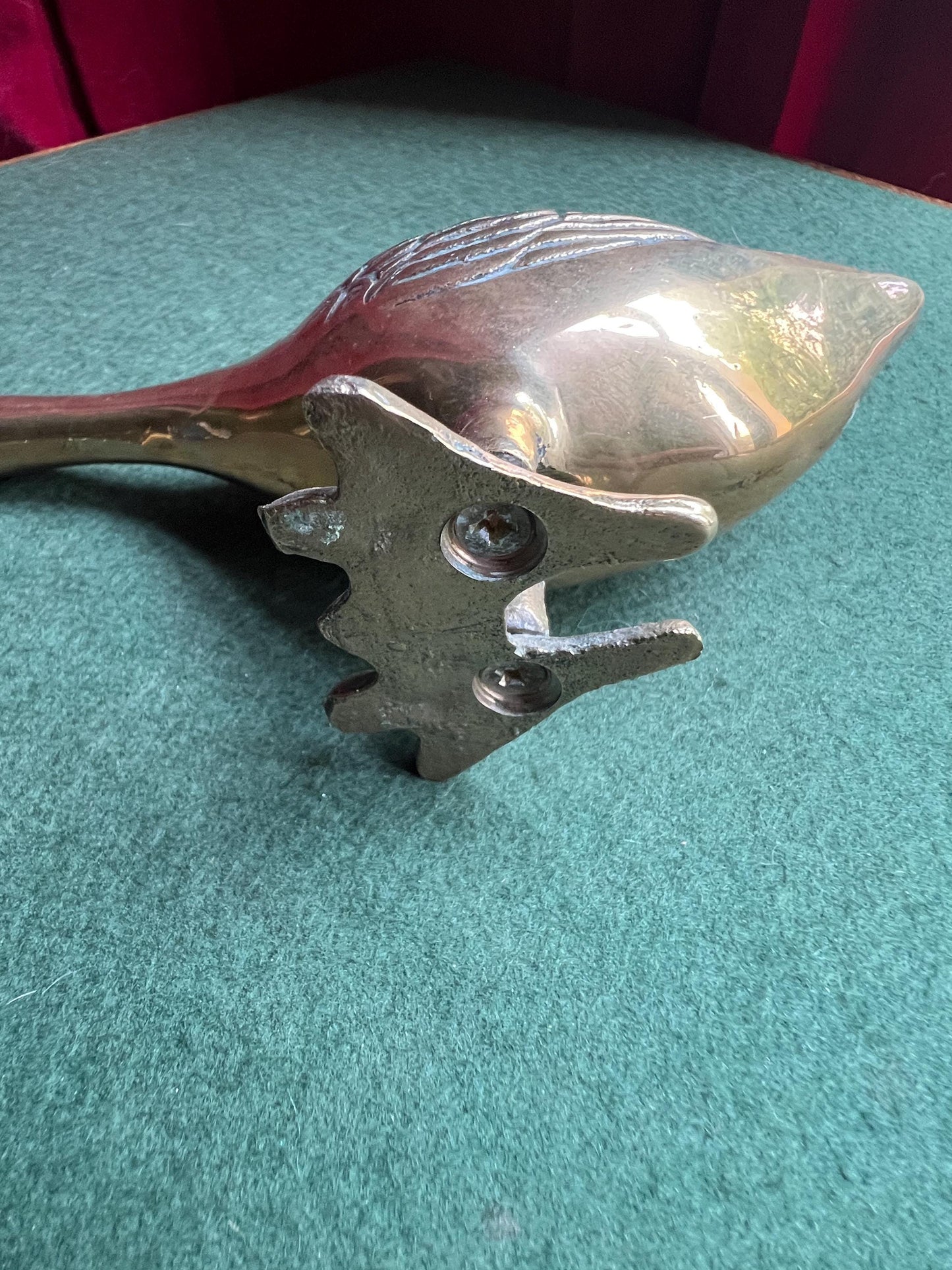Vintage Brass goose figurine.