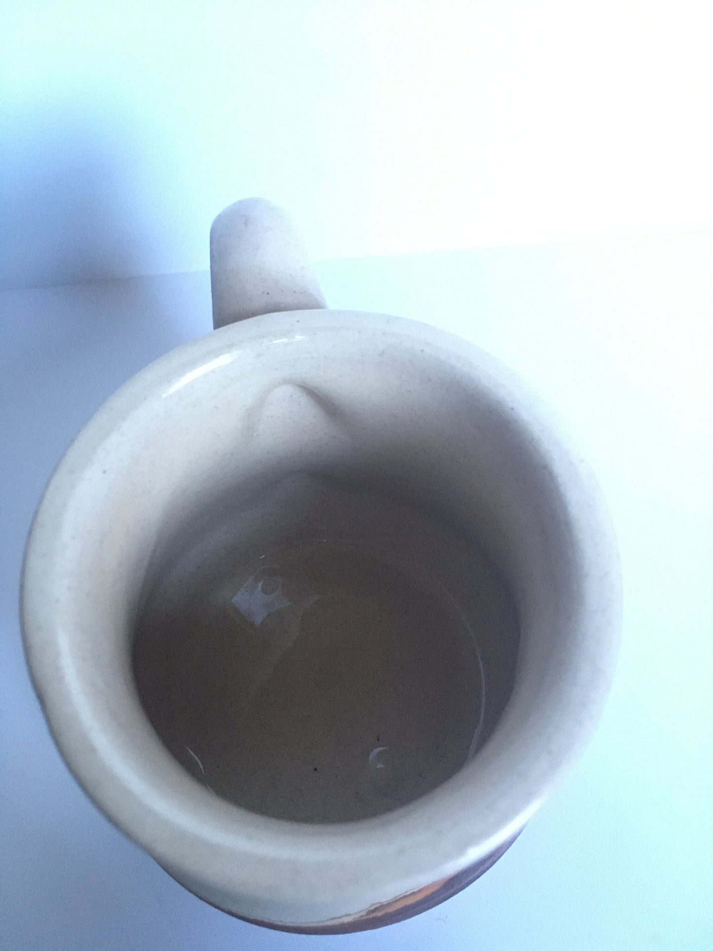 Studio pottery mug. Nemadji Pottery USA.