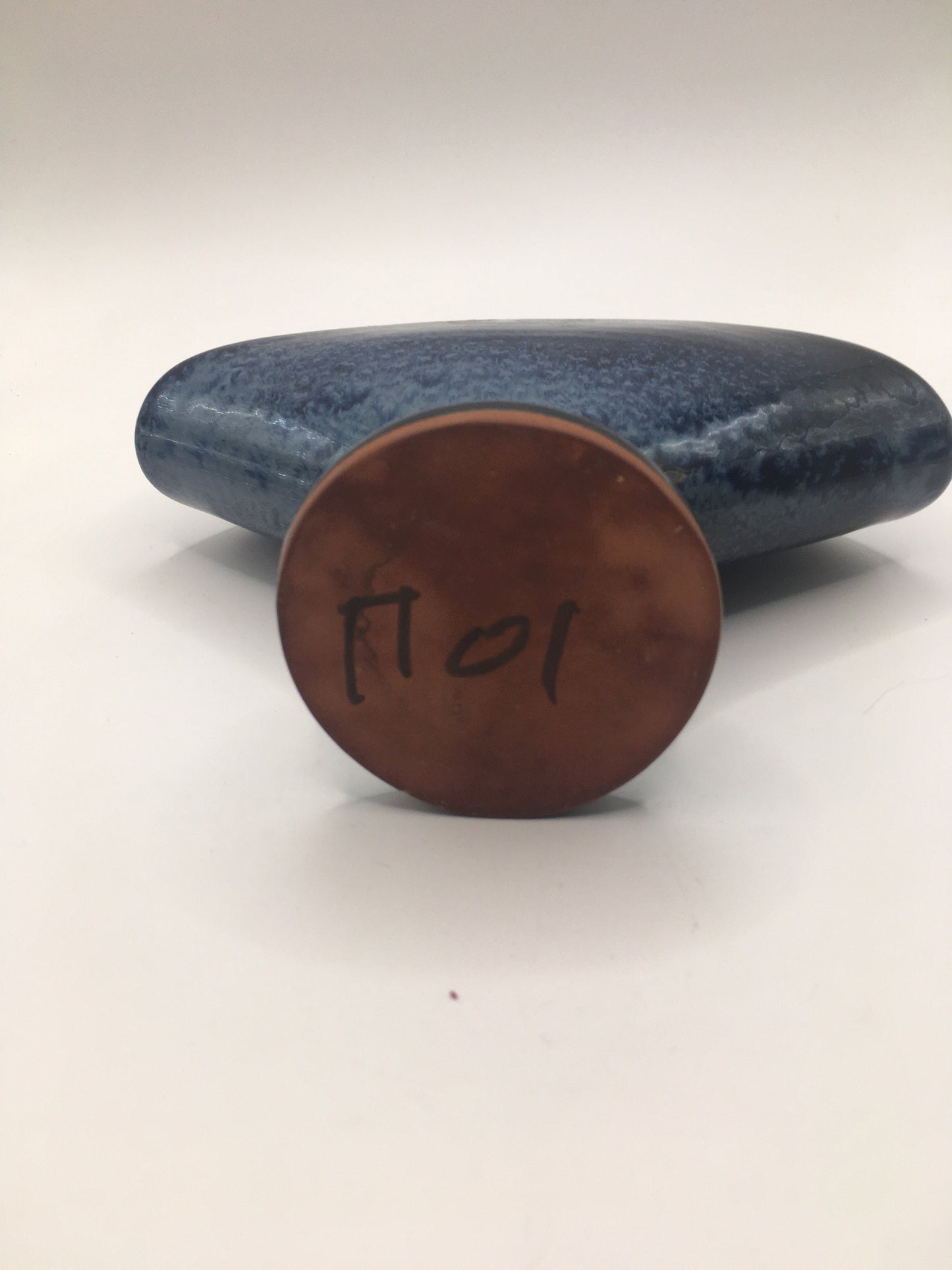Canadian Blue Mountain Pottery style bud vase