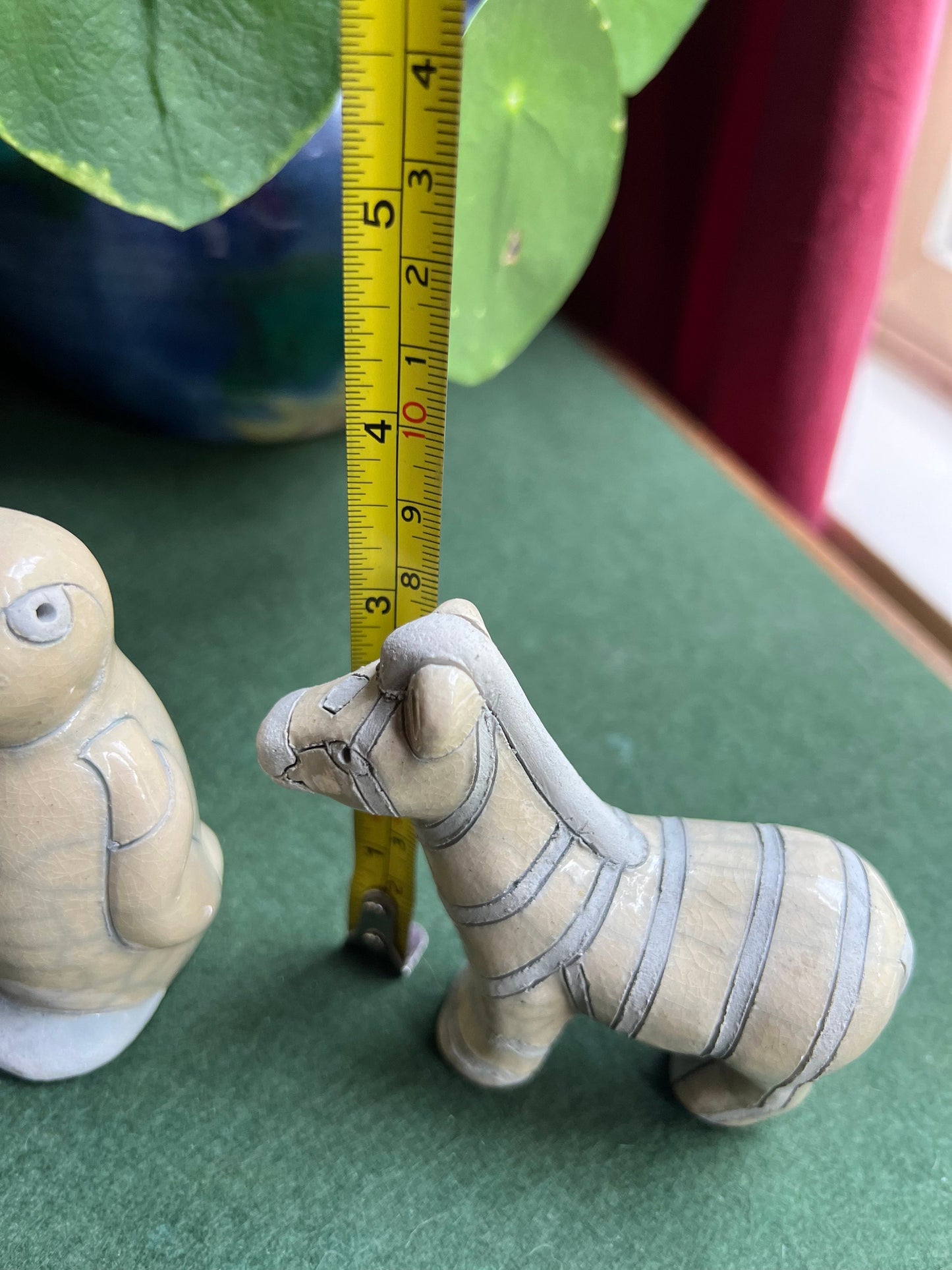 Raku Pottery Penguin and Zebra Hand made in South Africa