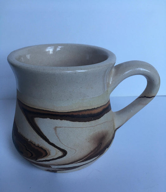 Studio pottery mug. Nemadji Pottery USA.