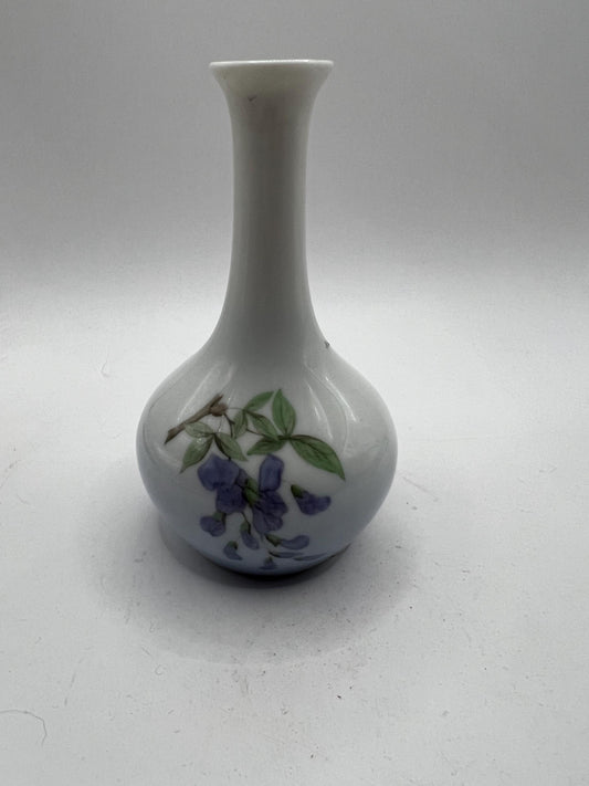 Floral Bing and Grondahl Denmark ceramic vase.