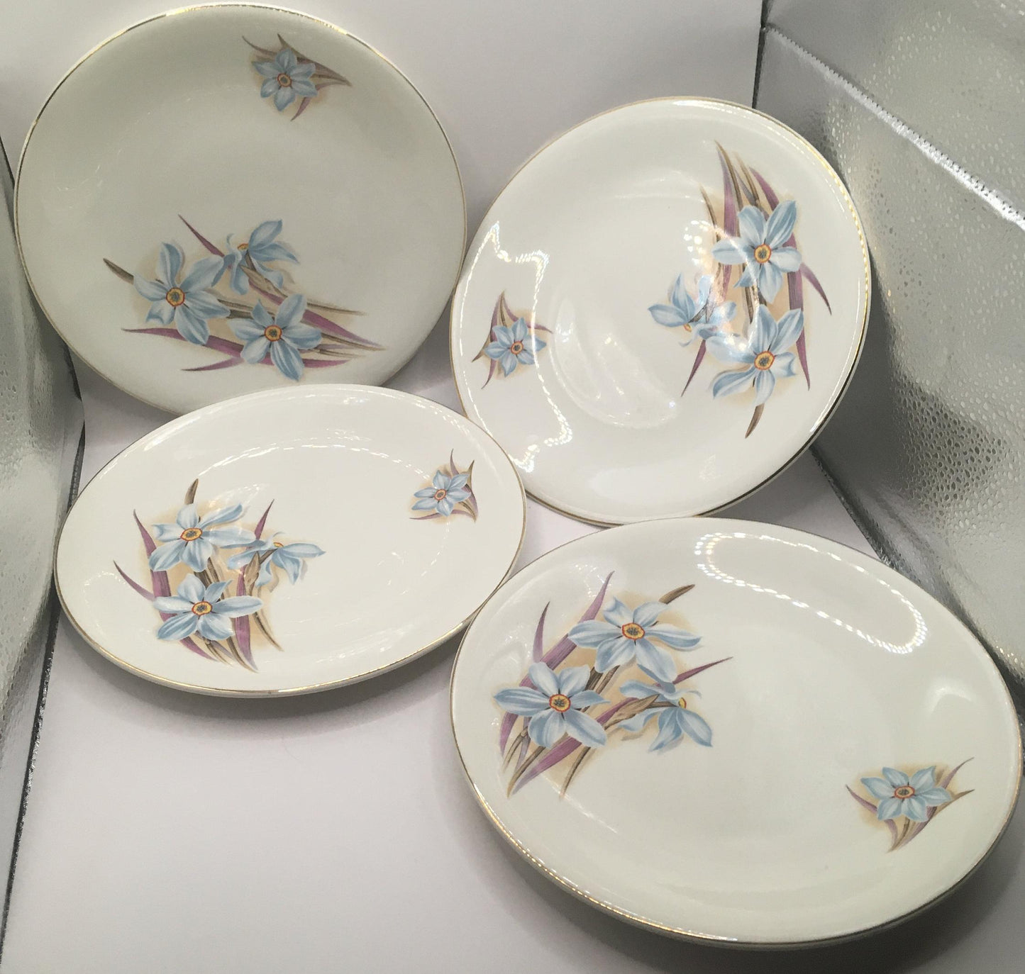 Vintage cake salad plates. Royal Tunstall Staffordshire.