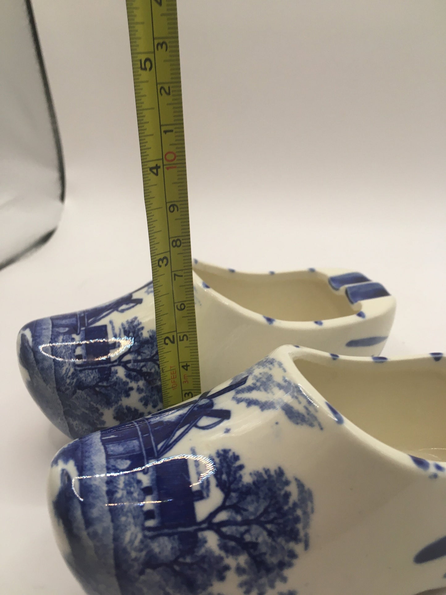 Delft ware clog ashtrays. 2 available.