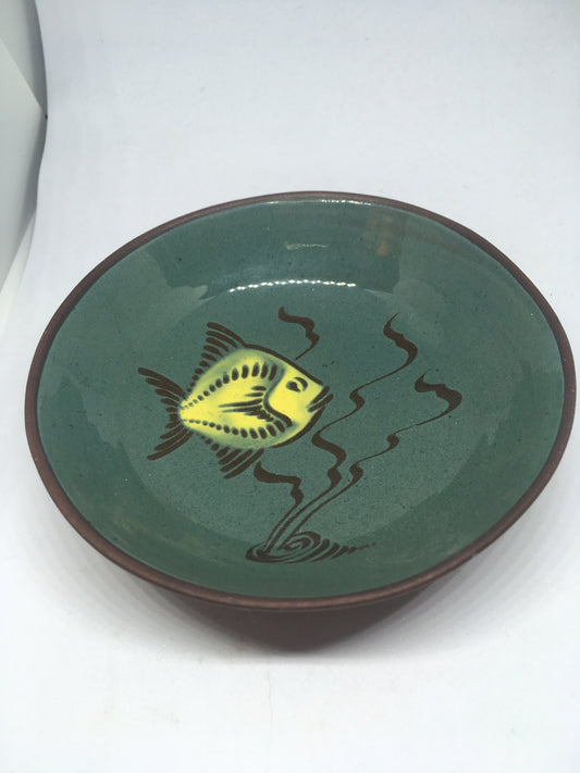 Stunning Lamorna pottery small bowl trinket dish .