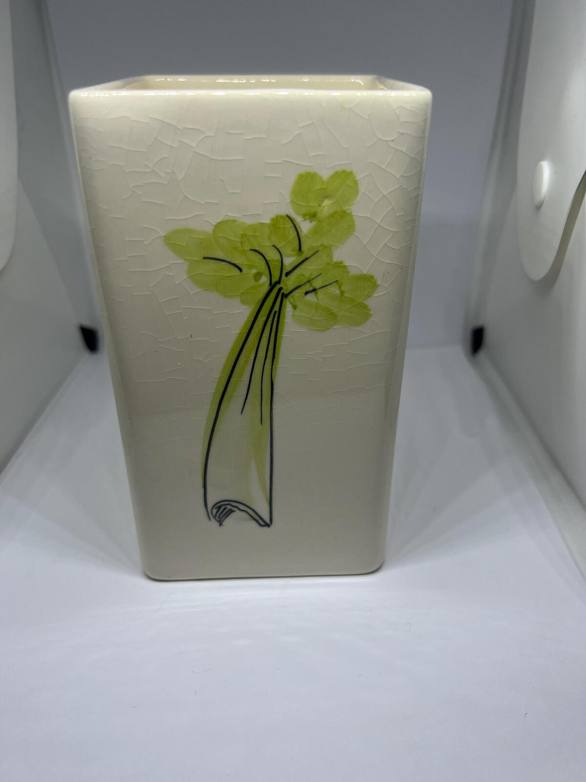 Retro Celery kitchen storage container. 1970s Toni Raymond celery holder.