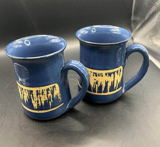 Vintage Bentham Pottery mugs. 2 available
