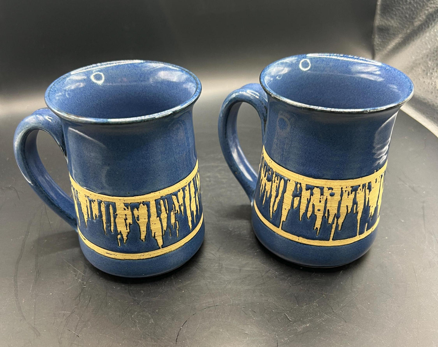 Vintage Bentham Pottery mugs. 2 available