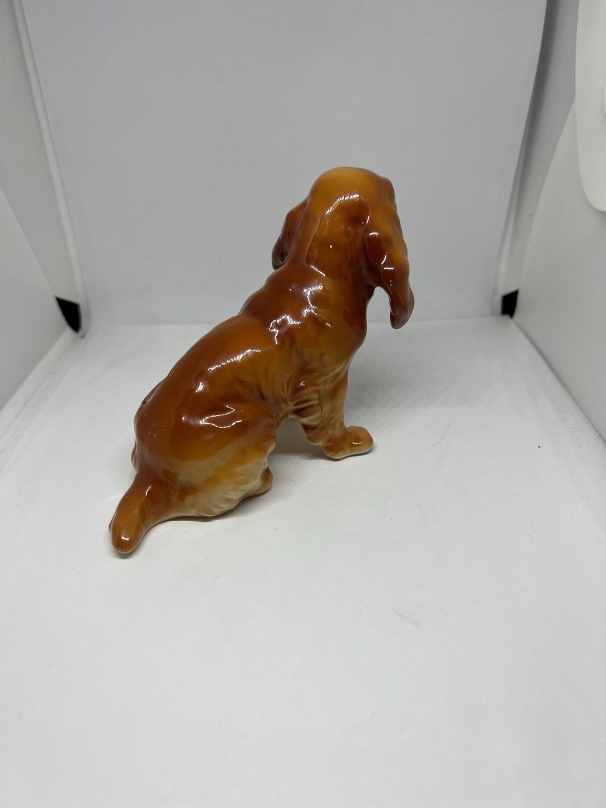 Vintage Cocker Spaniel figurine. Stamped Royal Adderley Floral Bone China. Made in England. Dog lover gift.