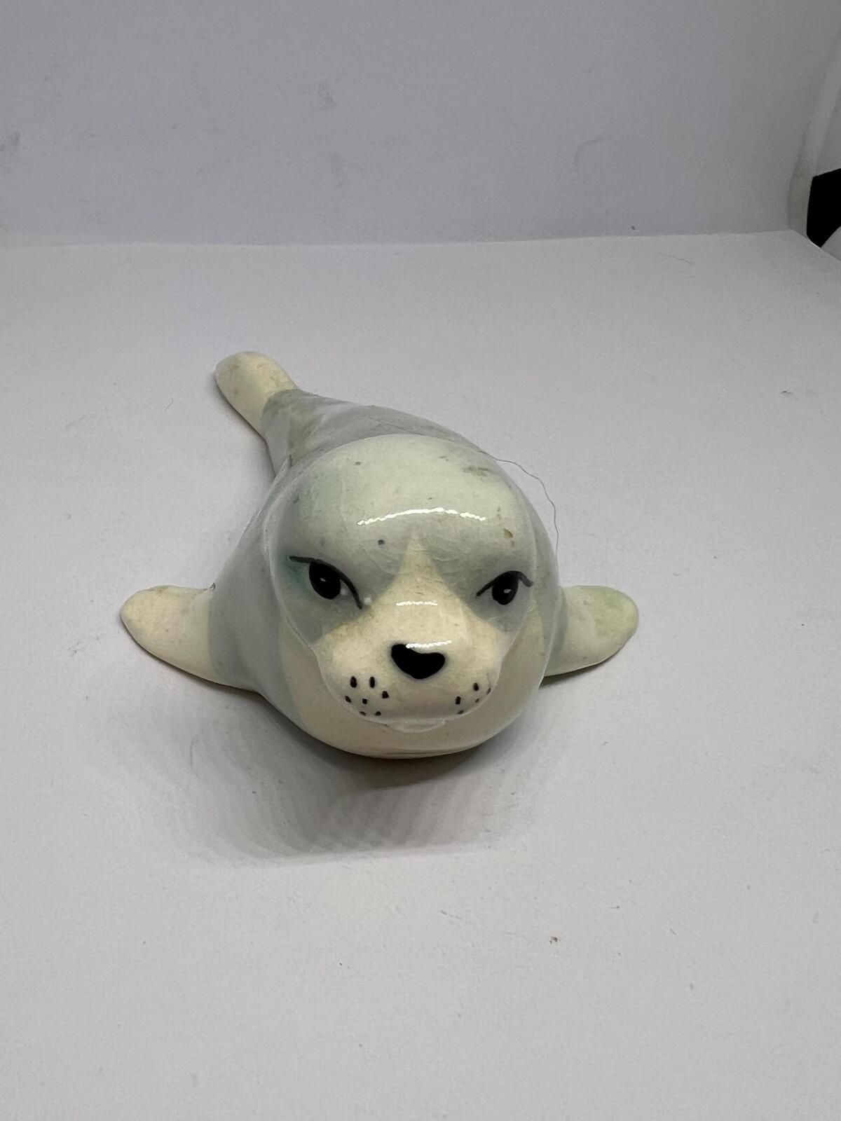 Ceramic seal pup Stamped Szeiler Made in England.
