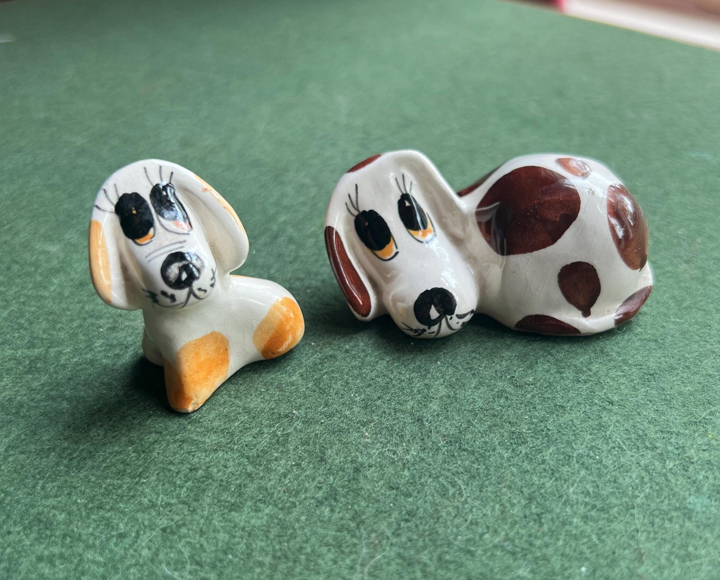 Vintage Philip Laureston style Ceramic Dog Figurine pair.