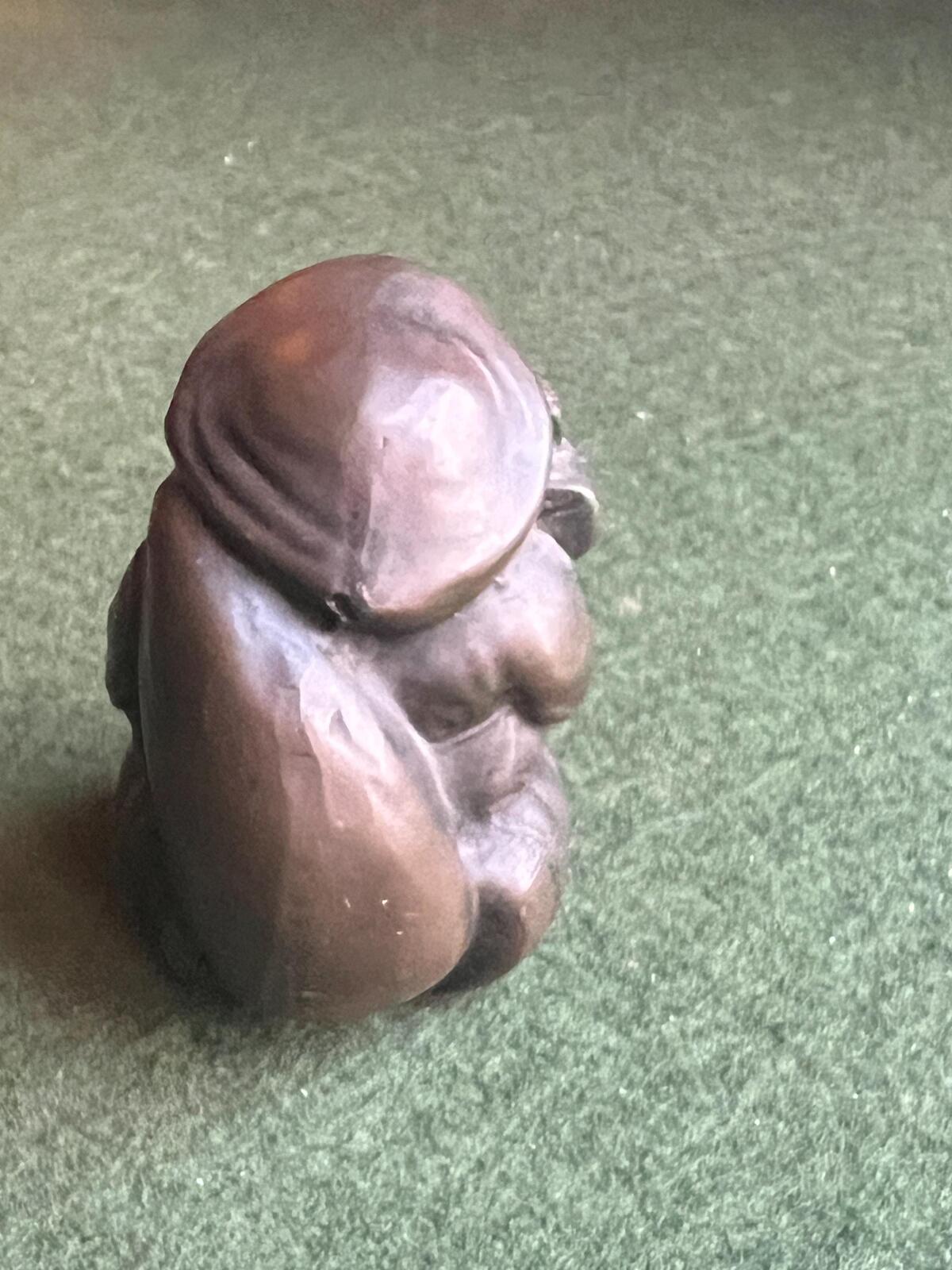 Vintage Bronze Japanese Daikokuten Figurine. God of Wealth and prosperity. Japan Mythology figurine.