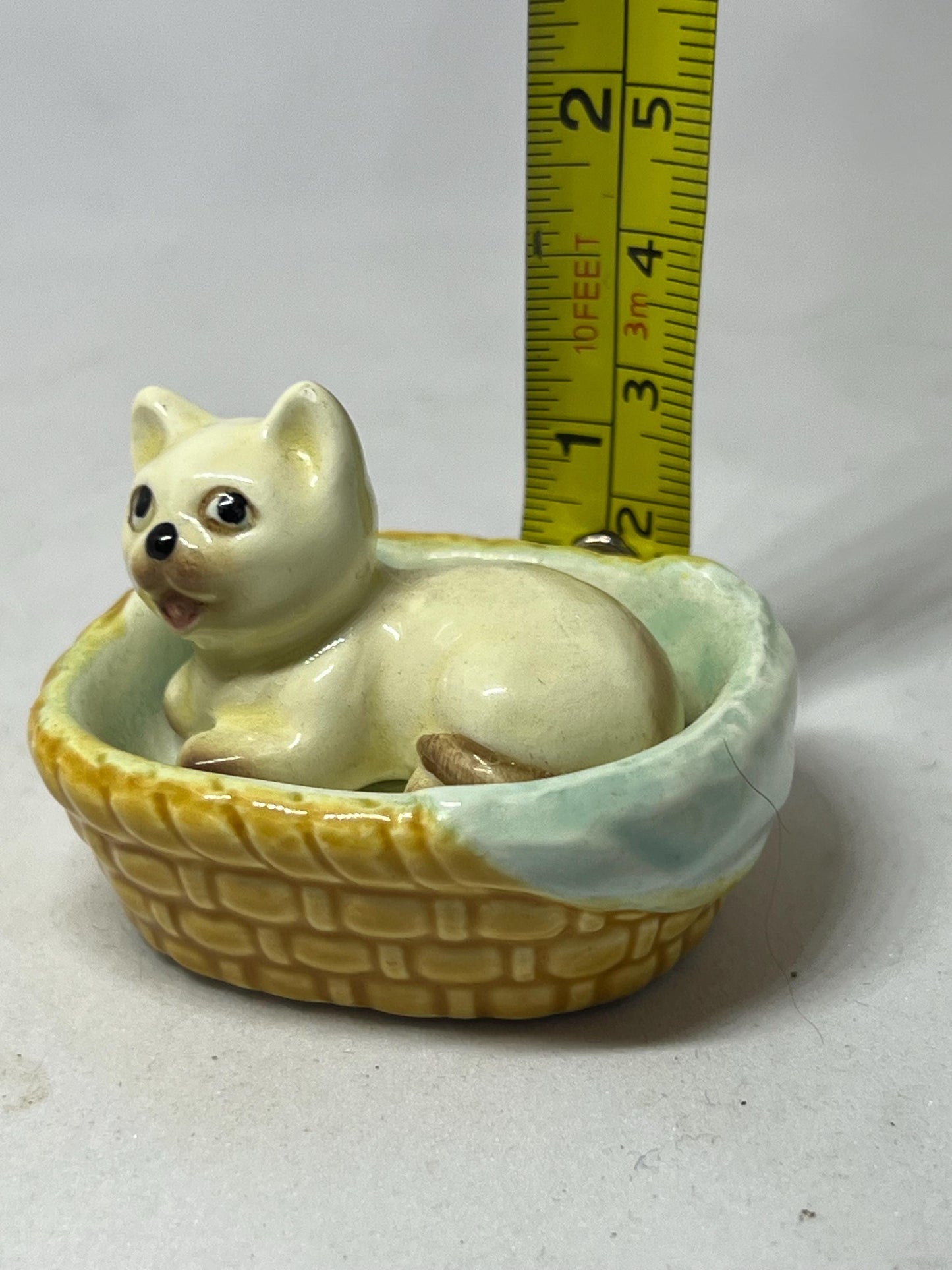 Ceramic collectible cats. One with original sticker Little Treasures England
