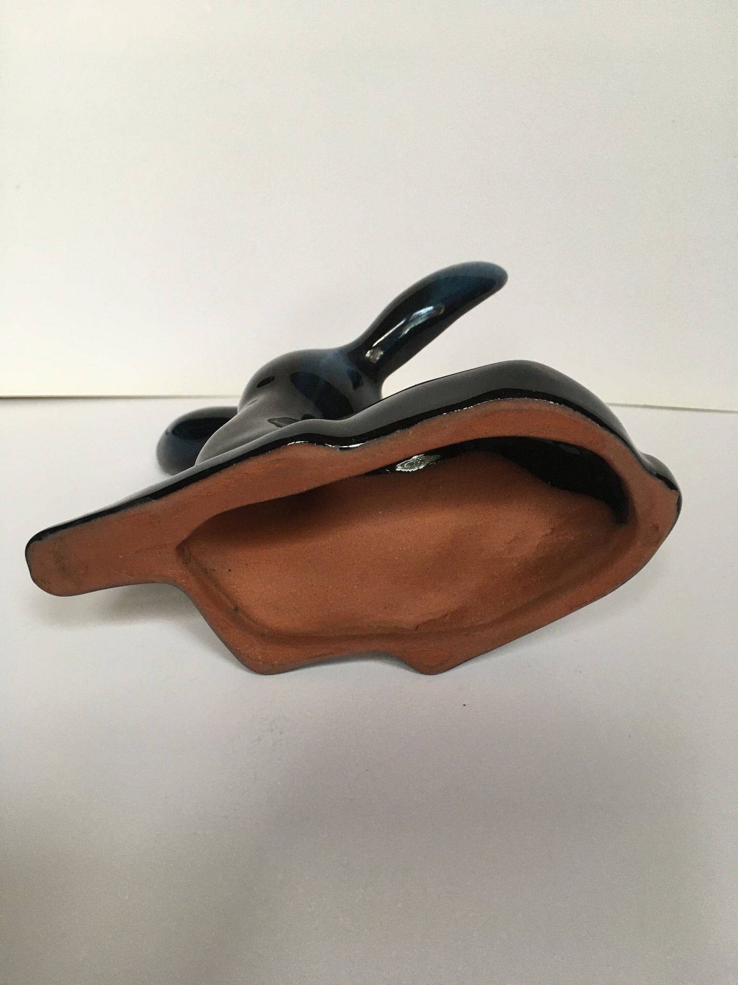 Beautiful resting fawn. Canadian Blue mountain pottery.