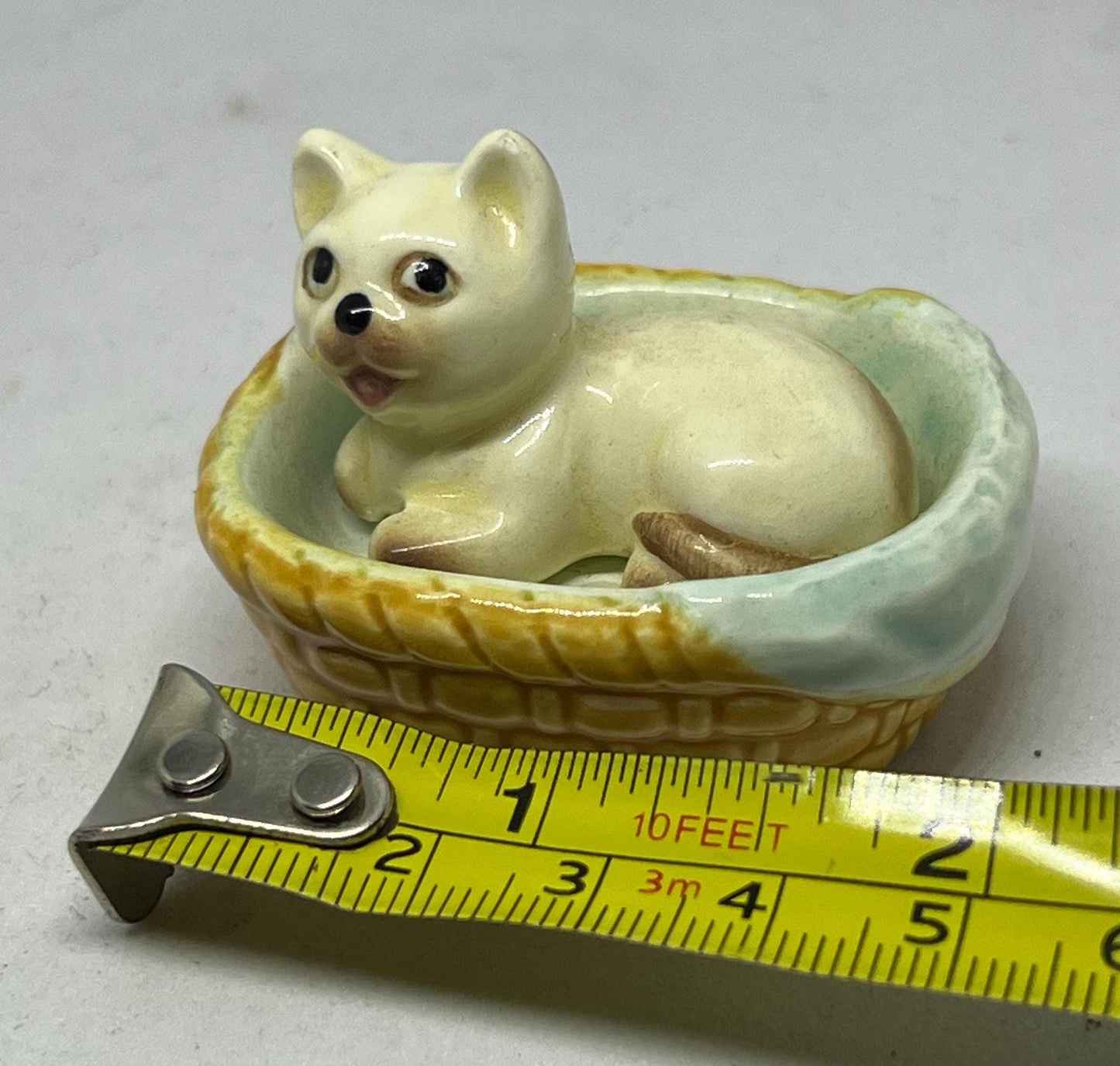 Ceramic collectible cats. One with original sticker Little Treasures England