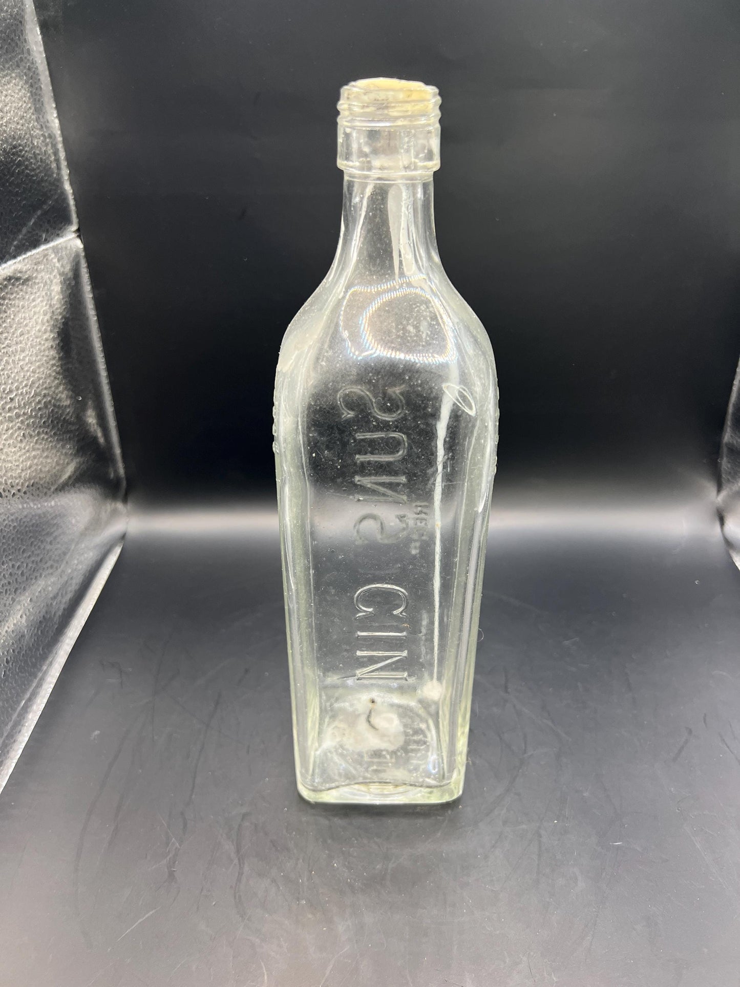 Vintage liquor bottle Stamped Sunstar MacPherson's Gin Reg No 409825