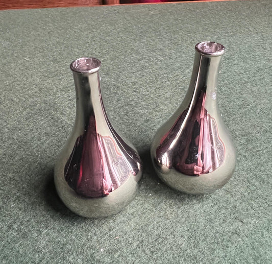 Taper Candle holders. Dansk Designs Quistgaard Silver Onion Candle Holders.