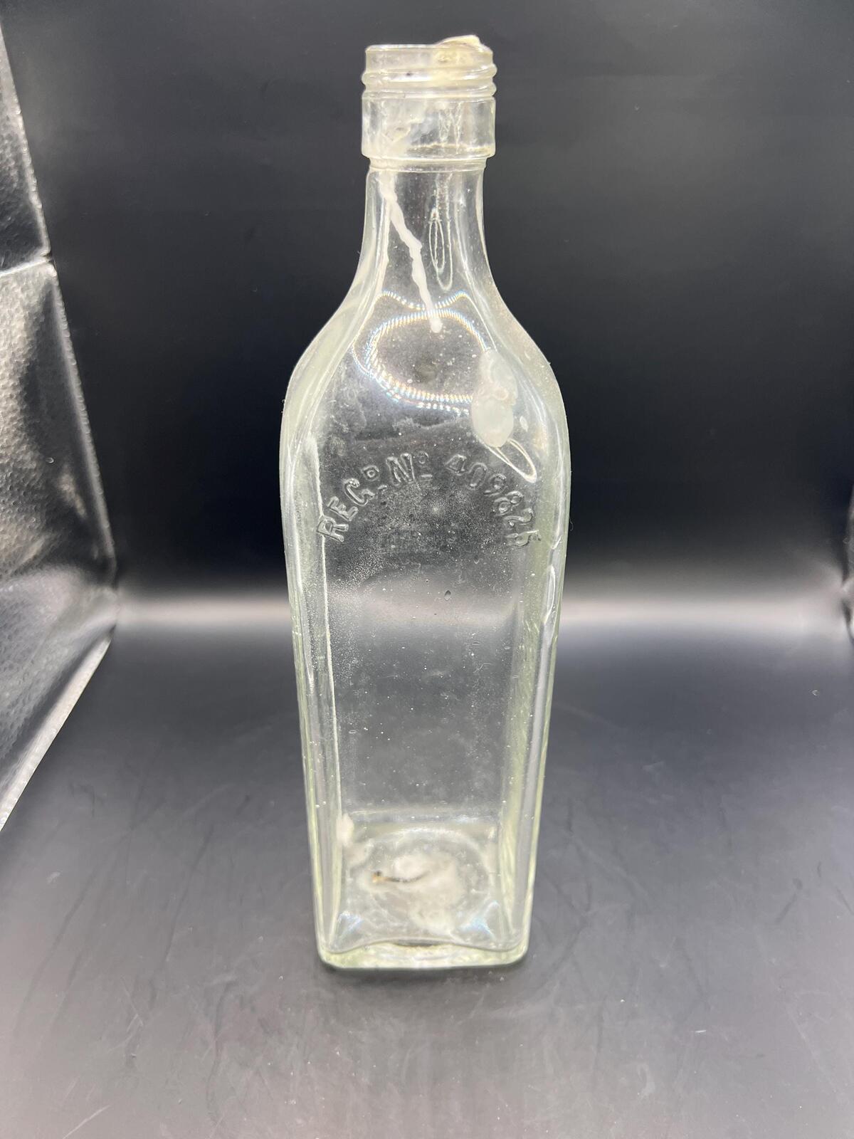 Vintage liquor bottle Stamped Sunstar MacPherson's Gin Reg No 409825