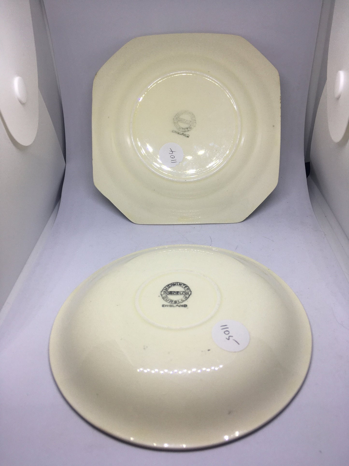 Teacup saucer plate set. Midwinter Burslem porcelain.