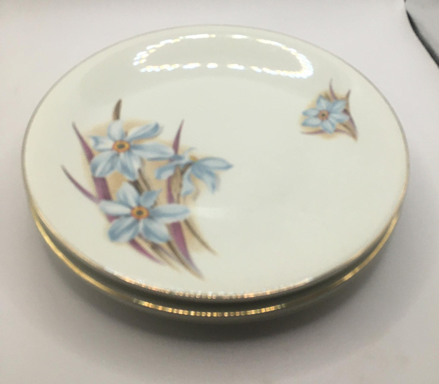 Vintage cake salad plates. Royal Tunstall Staffordshire.