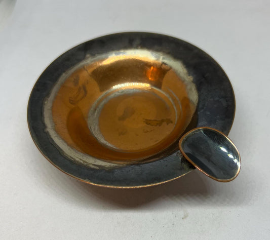 Vintage copper ashtray Stamped Canada EP Copper.