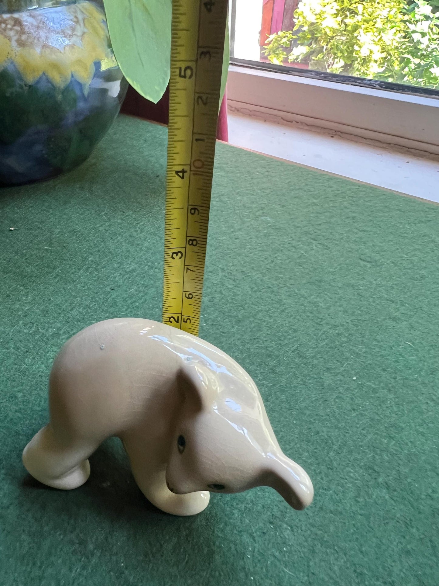 Ceramic Baby polar bear figurine Stamped WR Midwinter Burslem England.