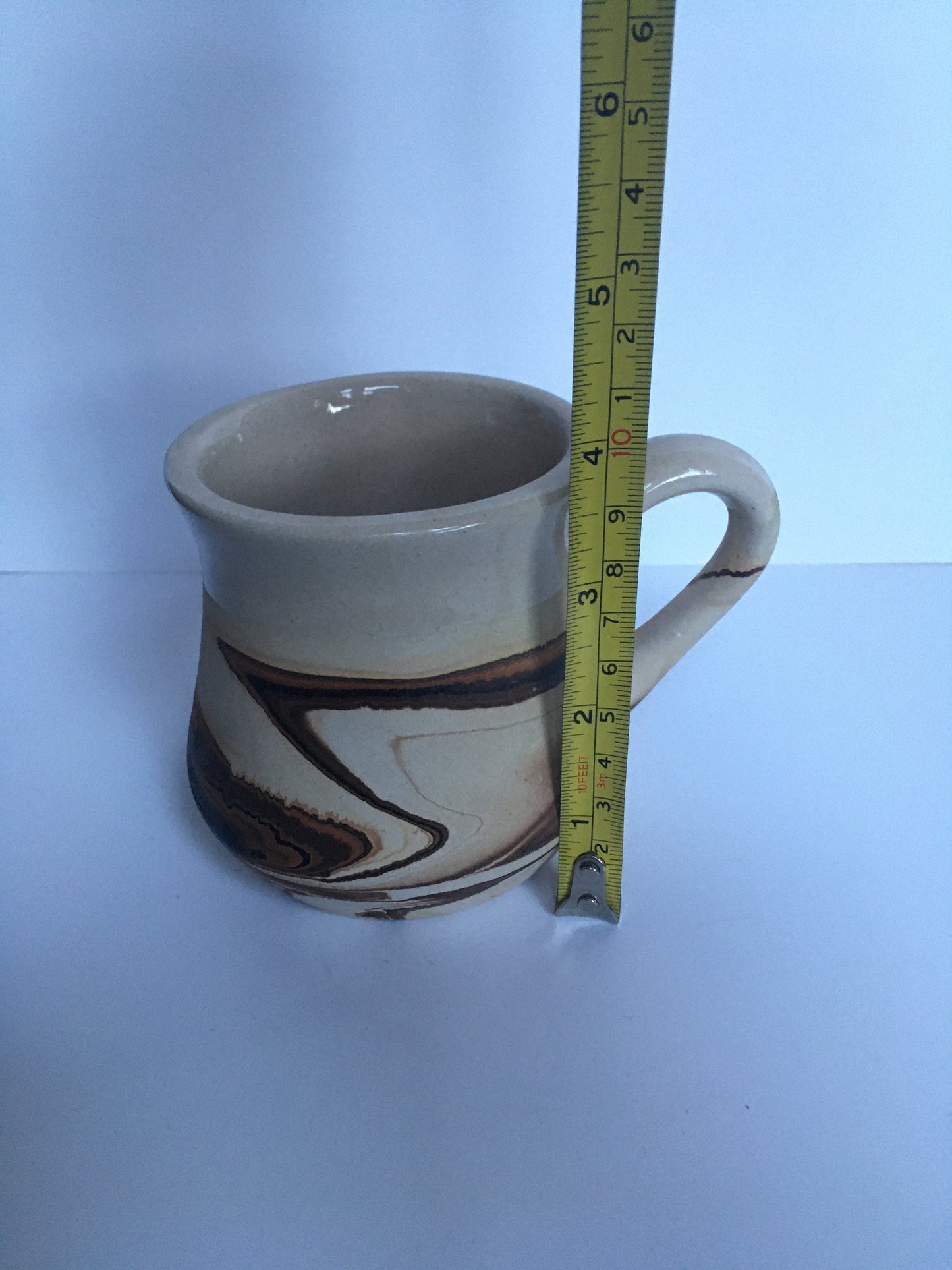 Studio pottery mug. Nemadji Pottery USA.