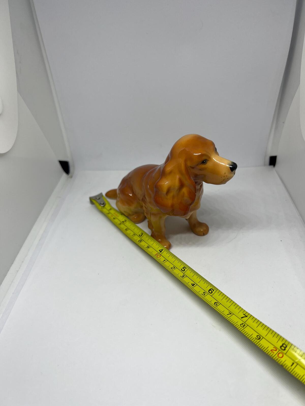 Vintage Cocker Spaniel figurine. Stamped Royal Adderley Floral Bone China. Made in England. Dog lover gift.