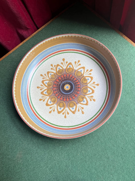 Decorative console bowl. Hand painted mandala pattern.
