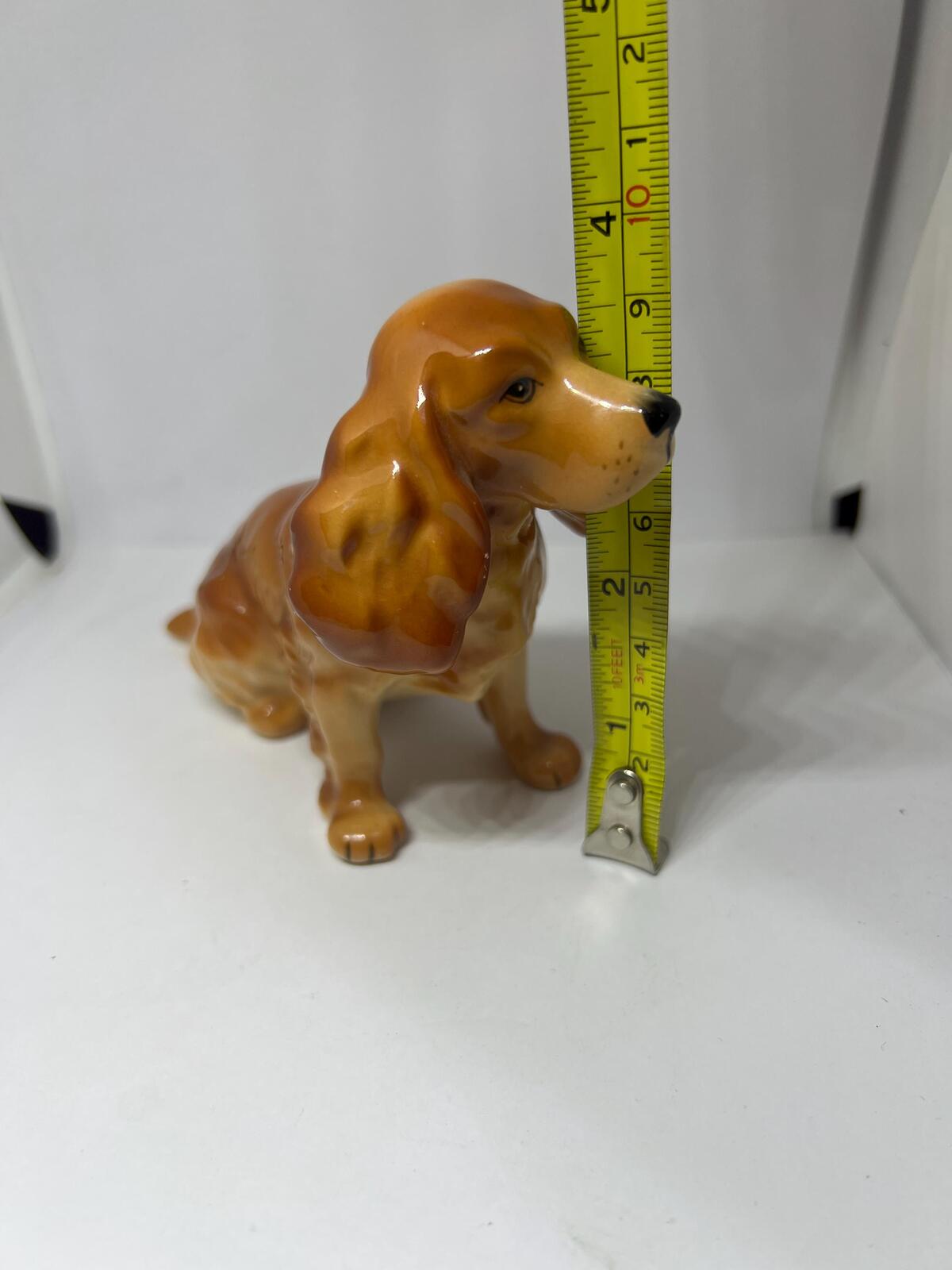 Vintage Cocker Spaniel figurine. Stamped Royal Adderley Floral Bone China. Made in England. Dog lover gift.
