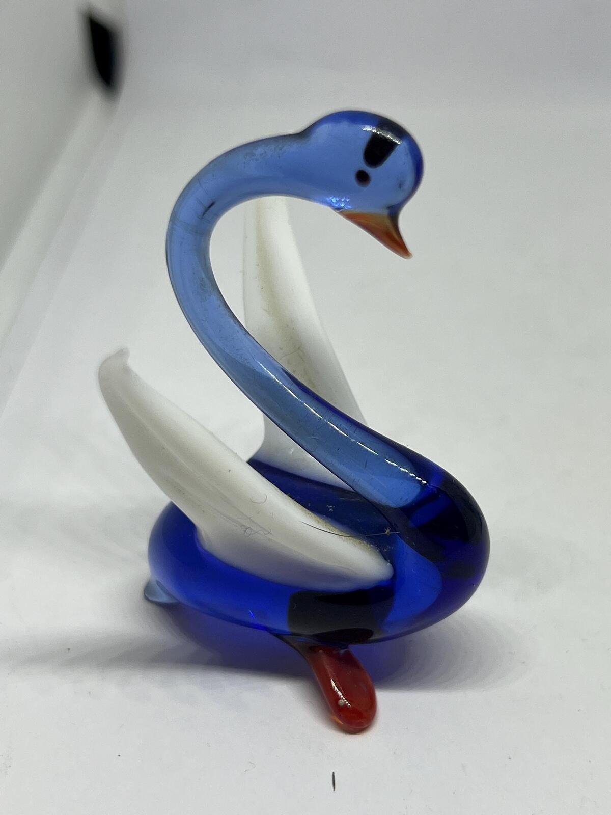 Vintage end of day glass animals.