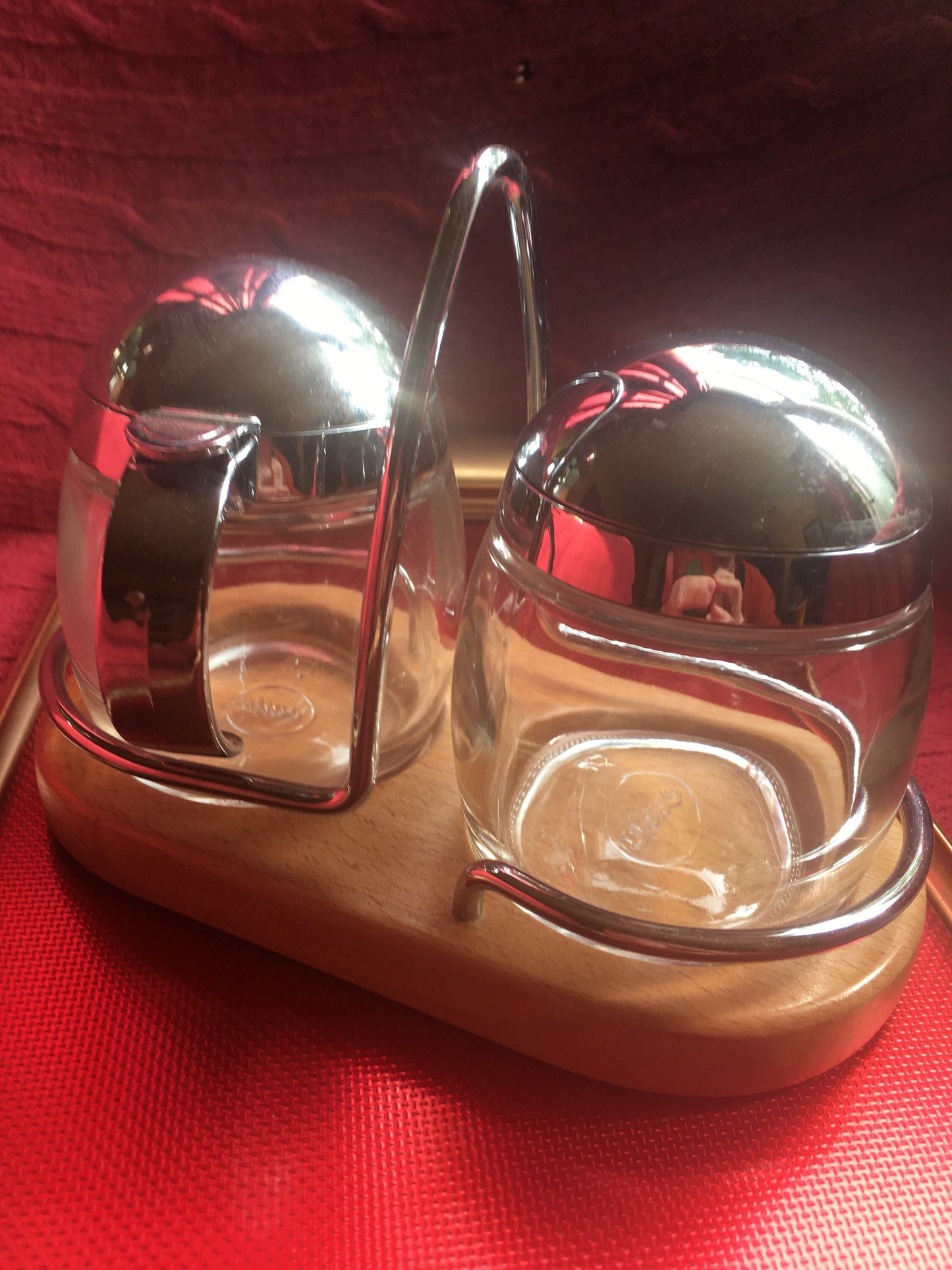 Emsa sugar jar and milk syrup jug. Made in Germany