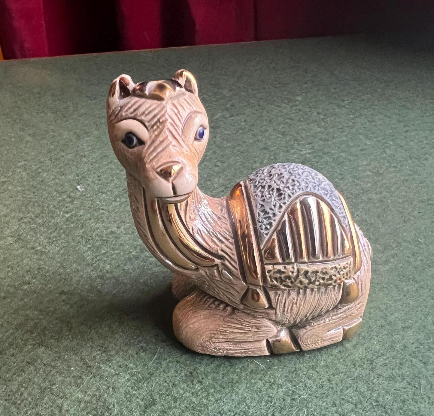 De Rosa Rinconada 1716 Camel figurine Gold and Platinum. Classic Collection now retired.