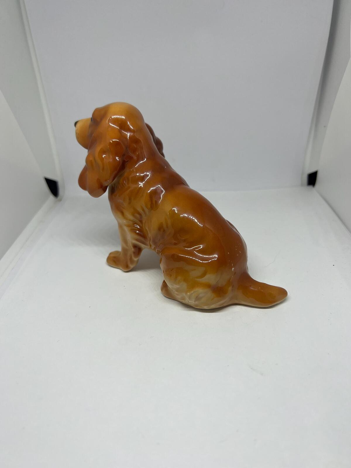 Vintage Cocker Spaniel figurine. Stamped Royal Adderley Floral Bone China. Made in England. Dog lover gift.