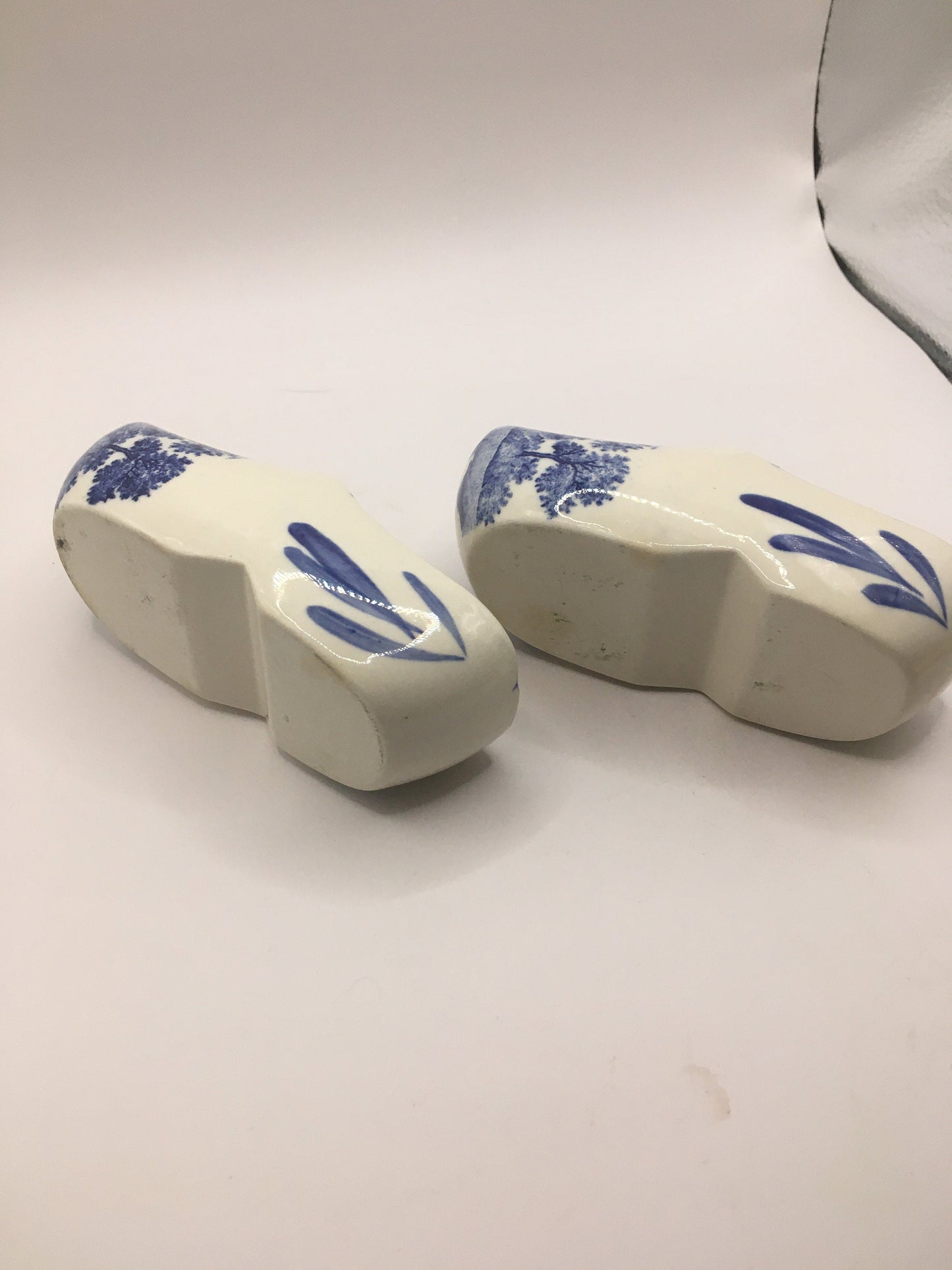 Delft ware clog ashtrays. 2 available.