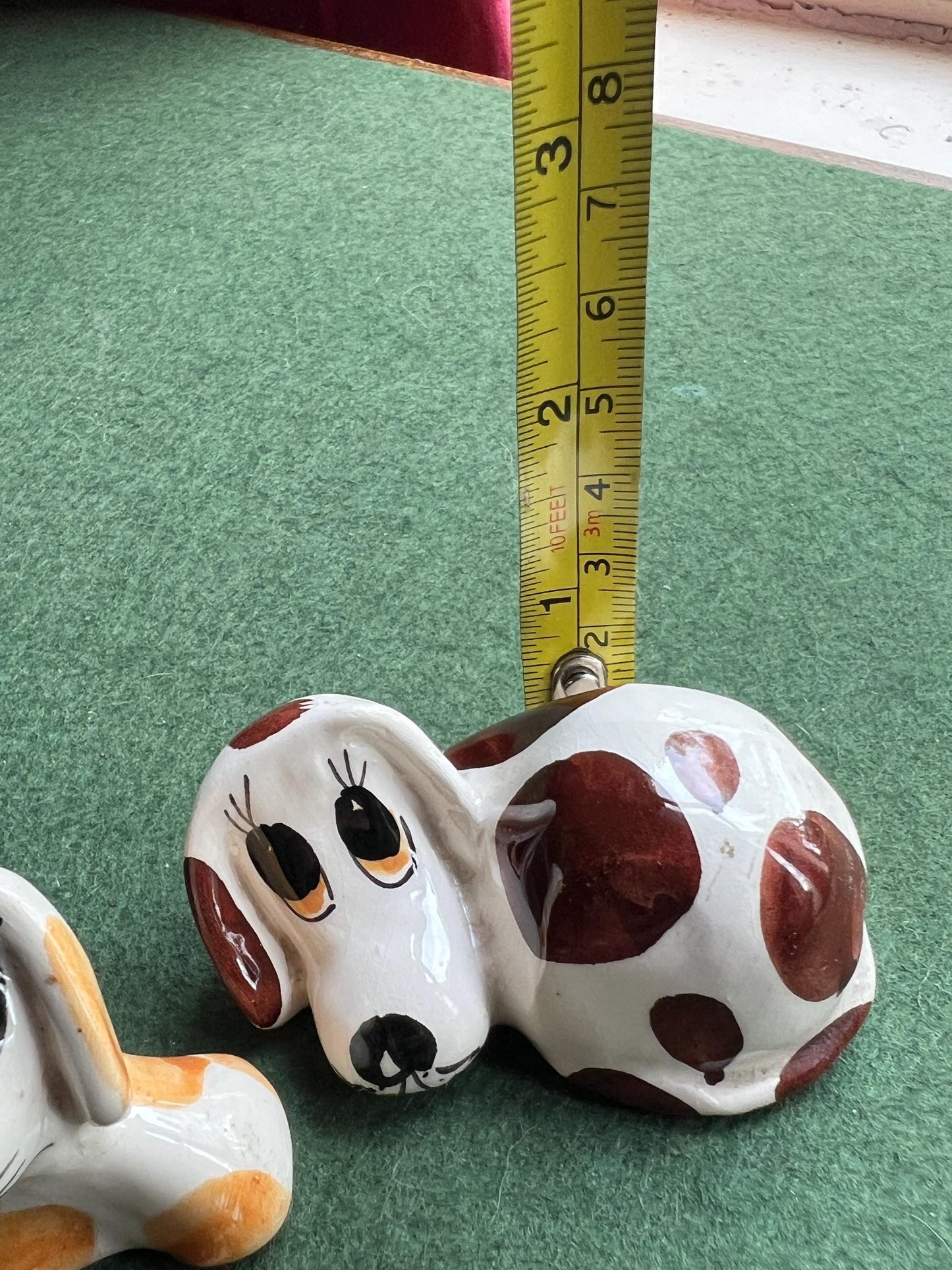 Vintage Philip Laureston style Ceramic Dog Figurine pair.