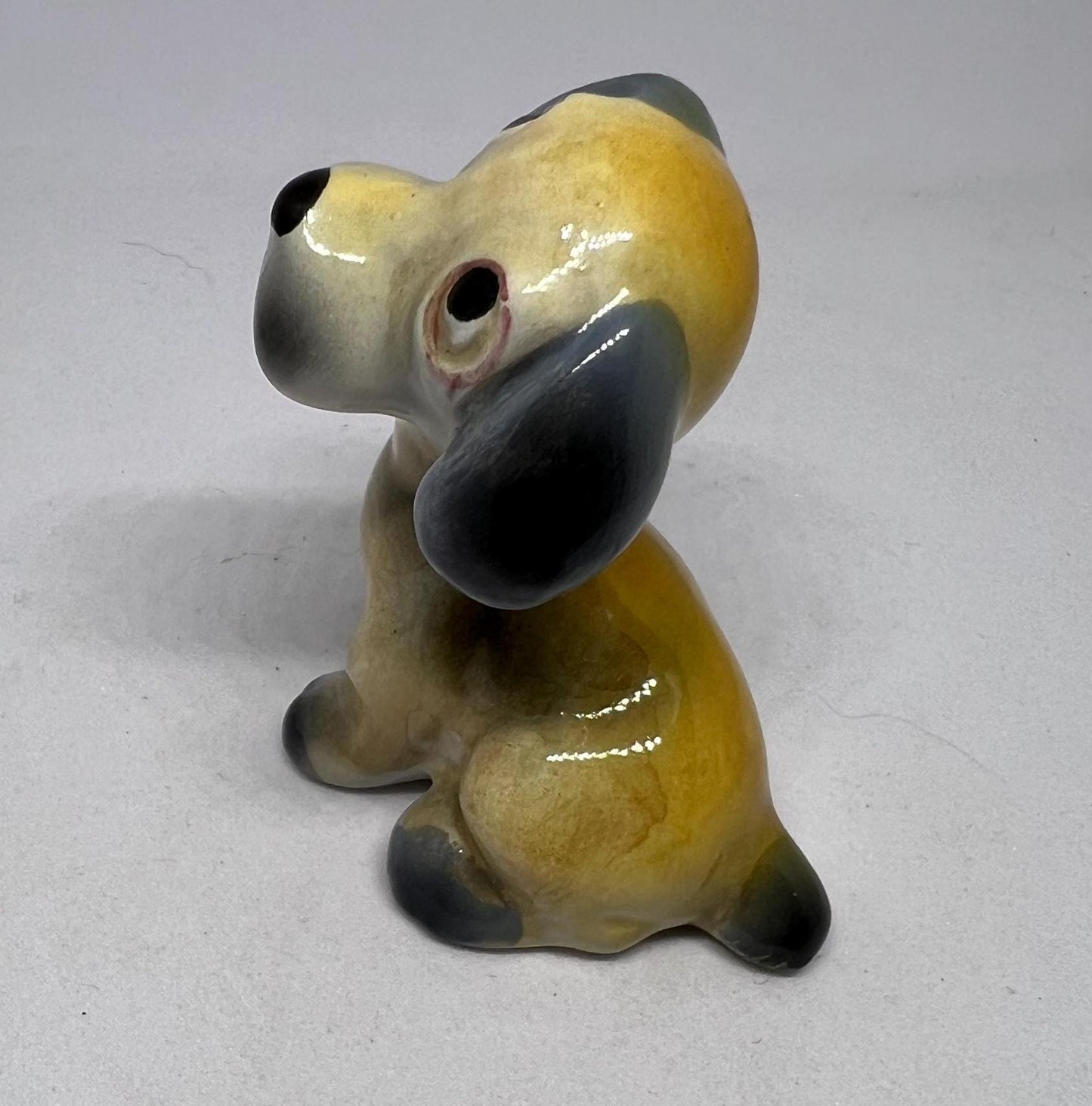 Cute kitsch Italian ceramic dog figurine.