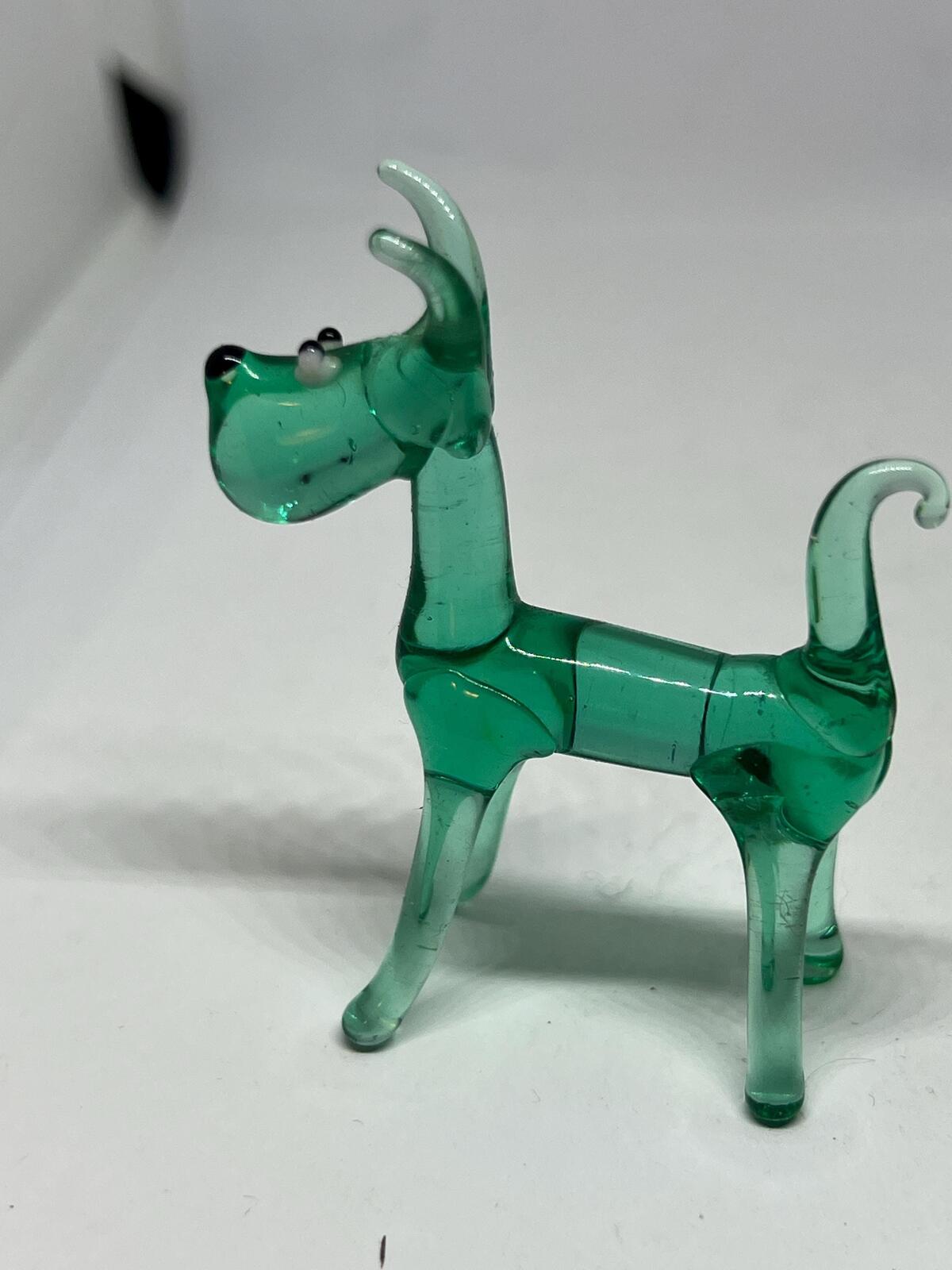 Vintage end of day glass animals.