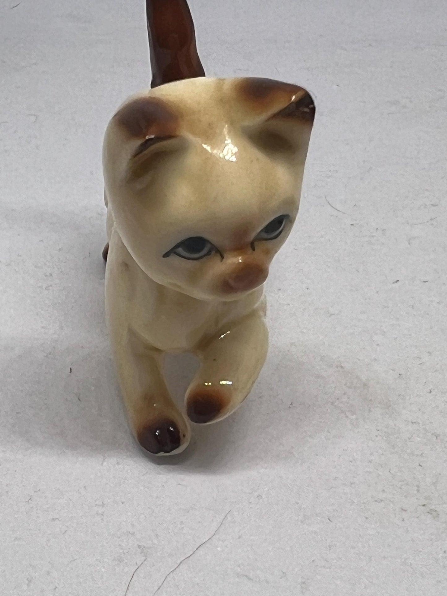 Ceramic collectible cats. One with original sticker Little Treasures England
