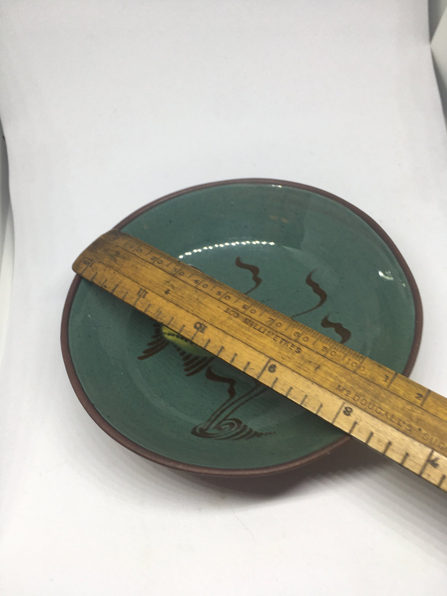 Stunning Lamorna pottery small bowl trinket dish .