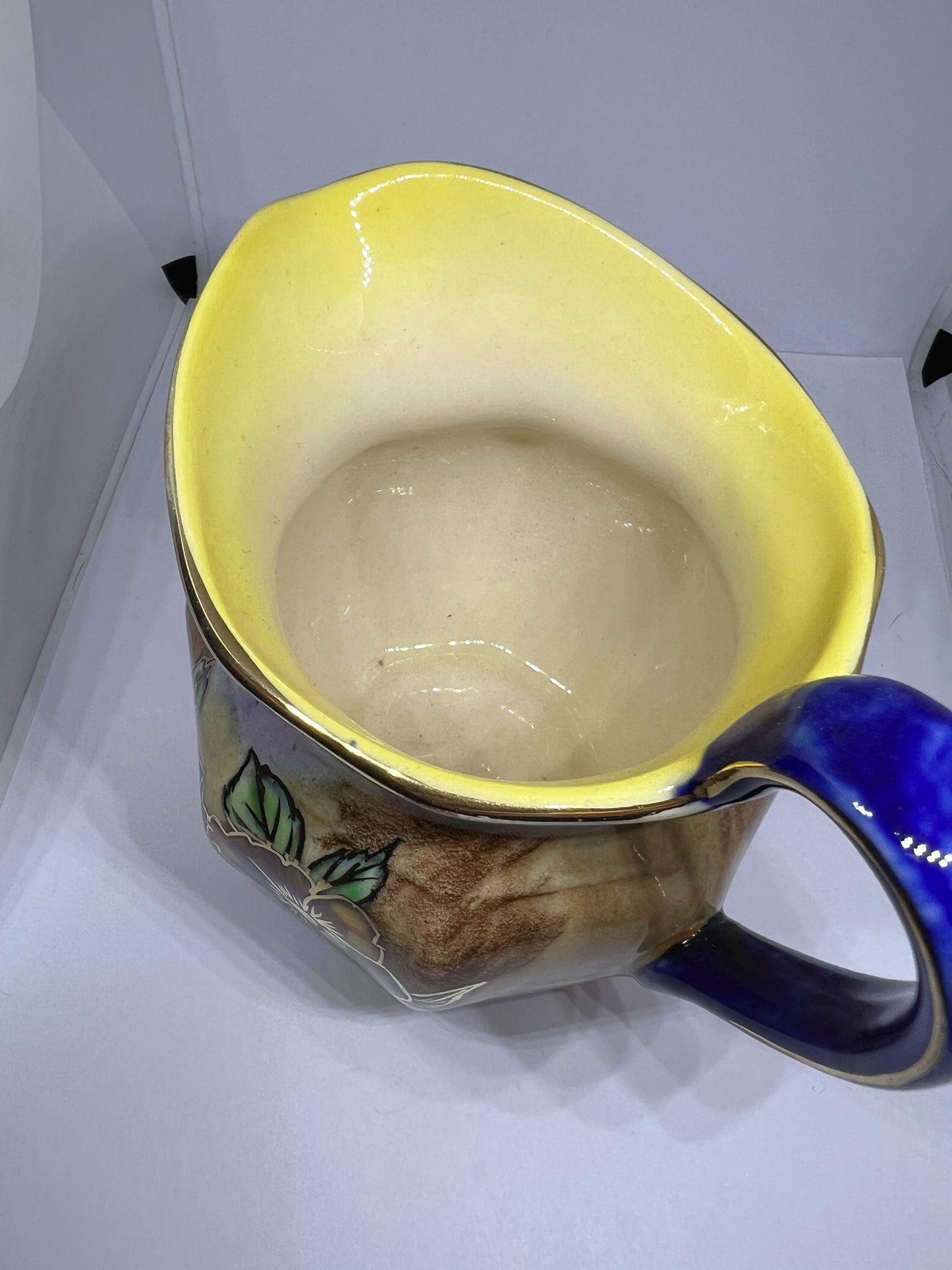 Vintage water milk jug Signed by artist Viola HK Tunstall
