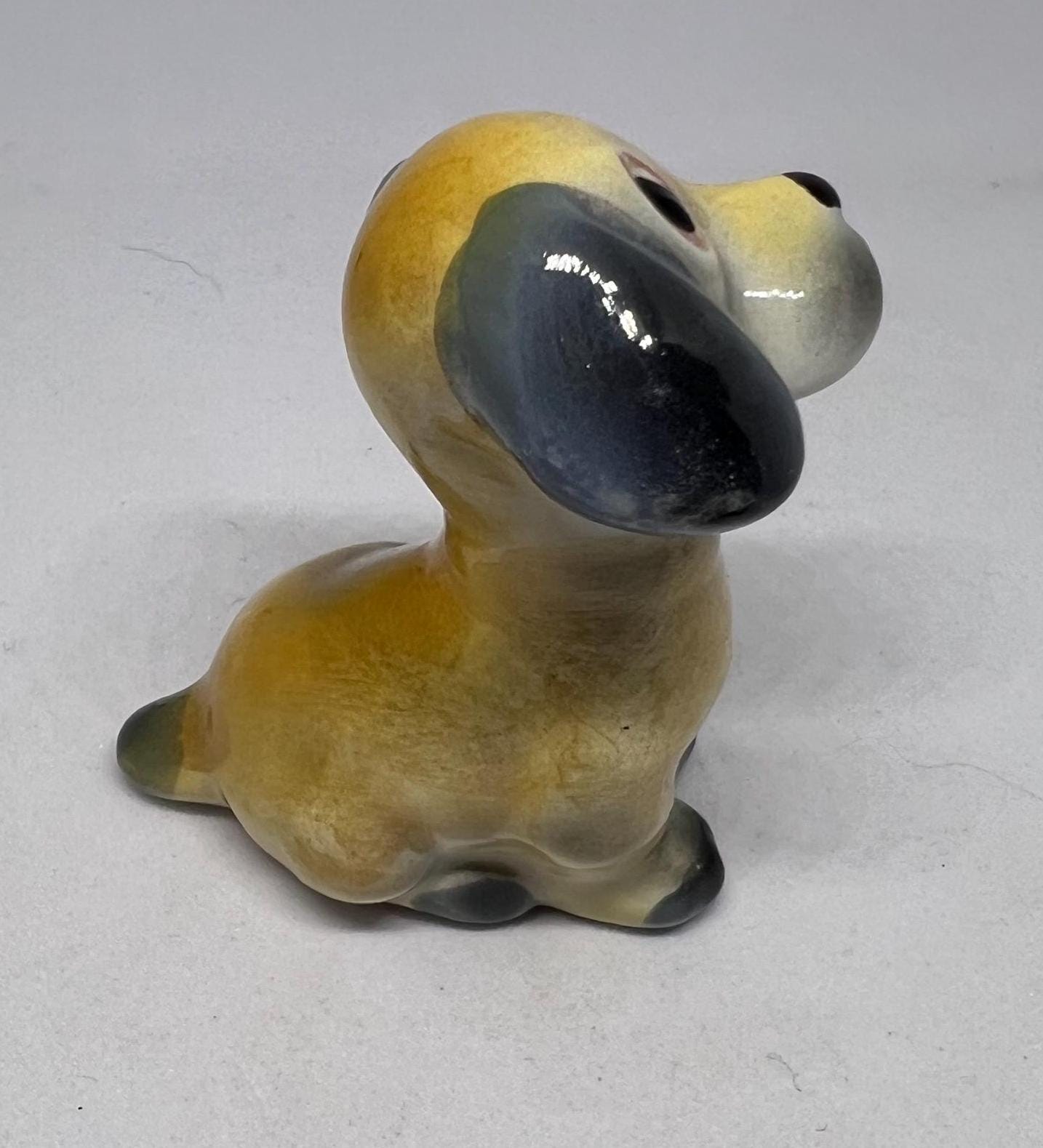 Cute kitsch Italian ceramic dog figurine.